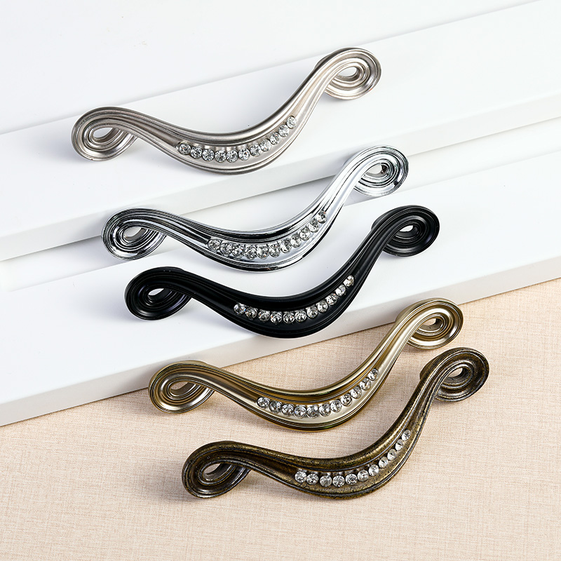 luxury dresser knobs Goldenwarm Cabinet Handles Crystal Drawer Pulls Cabinet Handles and Dresser  Knobs
